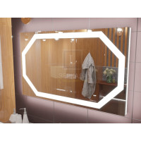 Зеркало для ванной с подсветкой Потенза 160х80 см