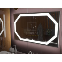 Зеркало для ванной с подсветкой Потенза 100х70 см