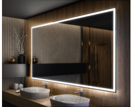 Большое зеркало в ванну с подсветкой Люмиро