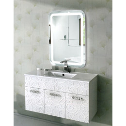 Зеркало с подсветкой в ванную комнату Эстер 40х60 см